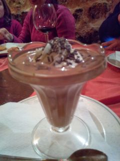 Una foto de Copa de nata y chocolate nesquick