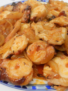 Una foto de Pulpo encebollado