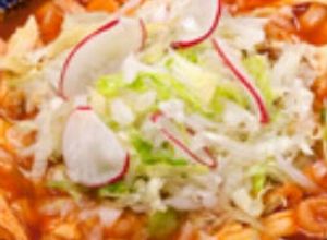 Una foto de Pozole
