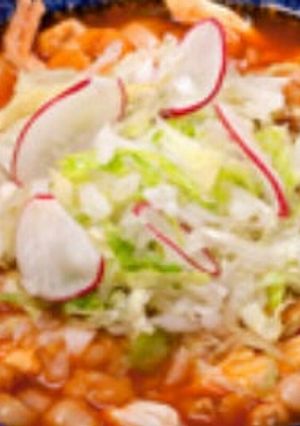 Una foto de Pozole