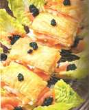 Mil hojas de salmón