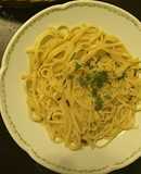 Linguini aglio, olio e peperoncino