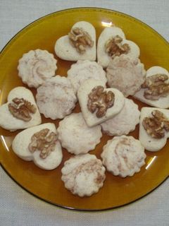 Una foto de Masitas: Corazón de nuez y Flor de canela