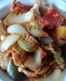 Cazuela de pollo con calabaza