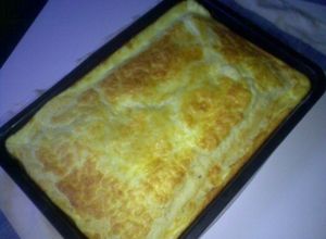 Una foto de Pastel de queso agridulce