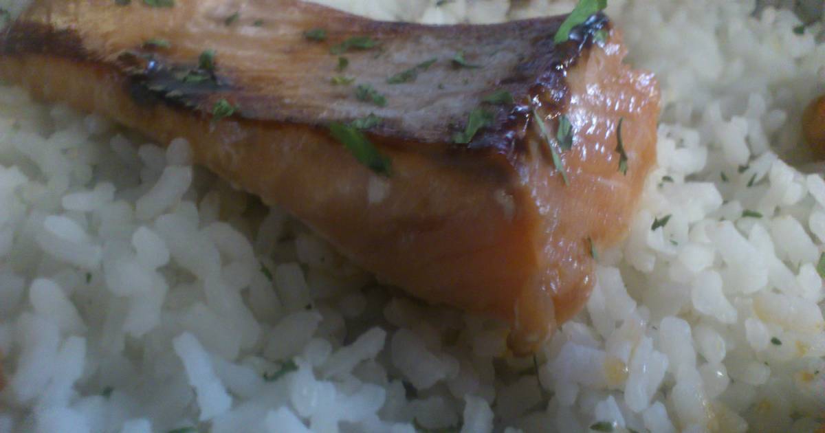 Salmon marinado en Soja y Miel Receta de Juanillo- Cookpad
