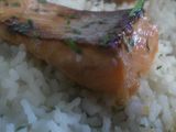 Salmon marinado en Soja y Miel