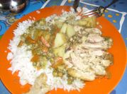 Una foto de seco de pollo
