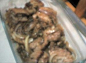 Una foto de Costillas de cerdo con sillao