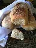 Pan tipo ciabatta