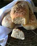 Pan tipo ciabatta