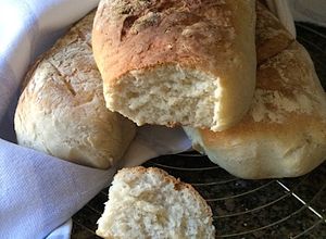 Una foto de Pan tipo ciabatta
