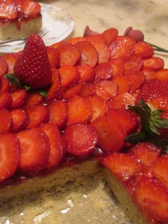 Una foto de Tarta de fresas
