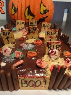 Una foto de Tarta cementerio
