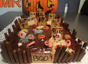 Una foto de Tarta cementerio