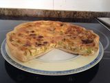 Quiche de calçots
