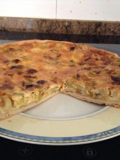 Una foto de Quiche de calçots