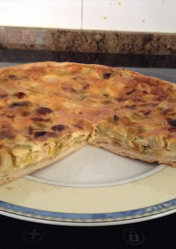 Una foto de Quiche de calçots