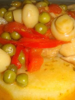 Una foto de Pollo estofado con papas