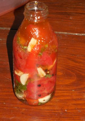 Una foto de Conserva casera de tomate