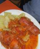 Chorizos a la pomarola fácil