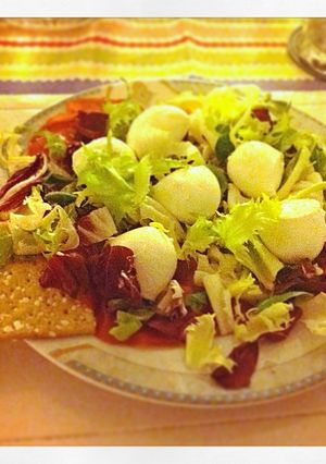 Foto principal de Carpaccio bresaola, ensalada Mixta y mozzarella de bufala