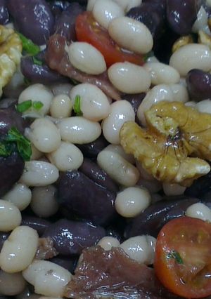 Una foto de Ensalada de habas primavera