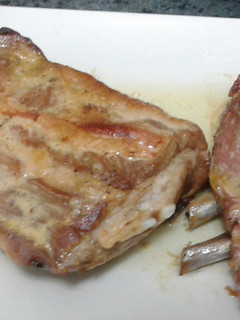 Una foto de Costillas de cerdo a la miel