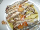 Anchoas (boquerones) a la donostiarra
