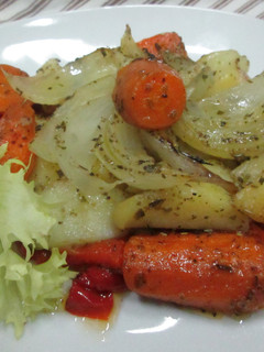 Una foto de Verduras al horno con hierbas aromáticas