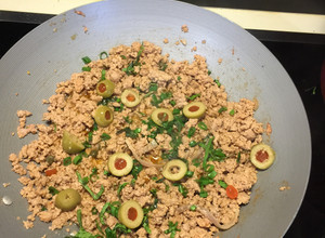 Una foto de Carne de Pavo Molida saludable