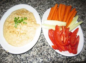 Una foto de Receta de Hummus
