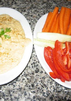 Una foto de Receta de Hummus
