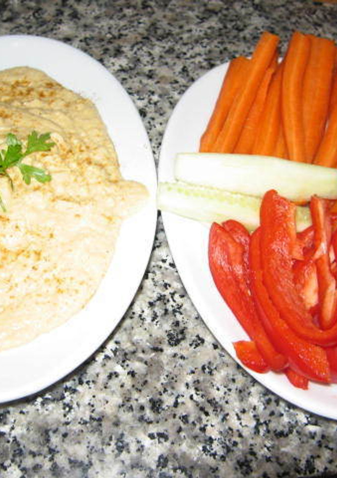 Una foto de Receta de Hummus