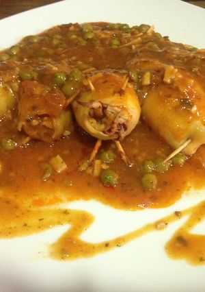 Una foto de Calamarcitos rellenos de mar en cookeo y tradicional
