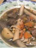 Sopa de minestrón peruana