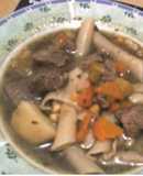 Sopa de minestrón peruana