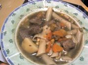 Una foto de sopa peruana