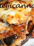 Lasaña de berenjenas con carne