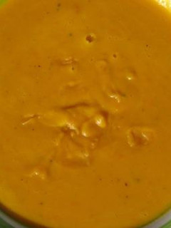 Una foto de Sopa de manzana con zanahorias