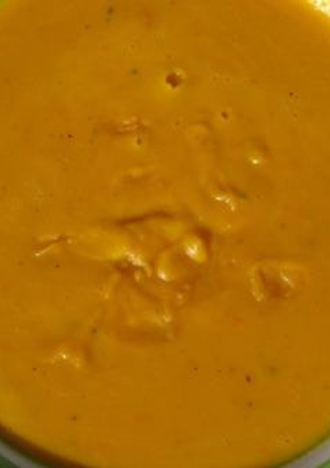 Una foto de Sopa de manzana con zanahorias