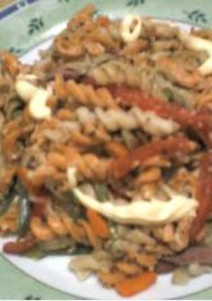 Una foto de Pasta crocante con galleta