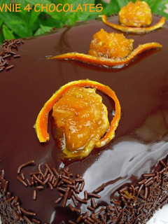 Una foto de Tarta brownie 4 chocolates