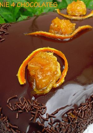 Una foto de Tarta brownie 4 chocolates