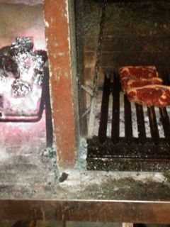 Una foto de Asado a la parrilla de canastas de papas y/o batatas