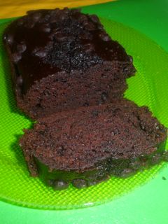 Una foto de Torta de chocolate del atardecer