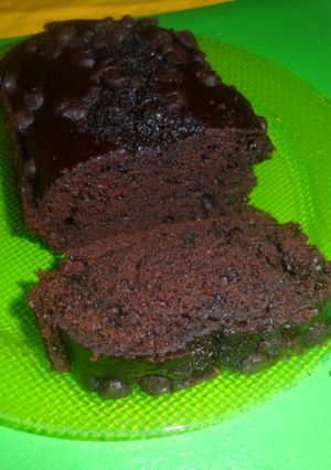 Una foto de Torta de chocolate del atardecer