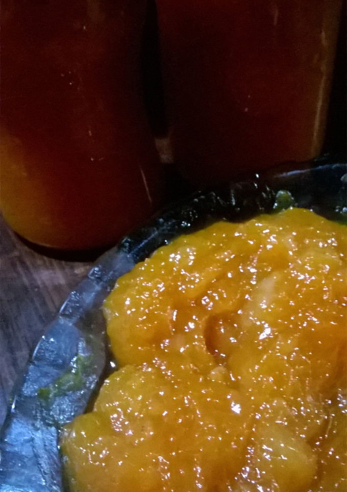 Una foto de Mermelada de calabaza y frutas