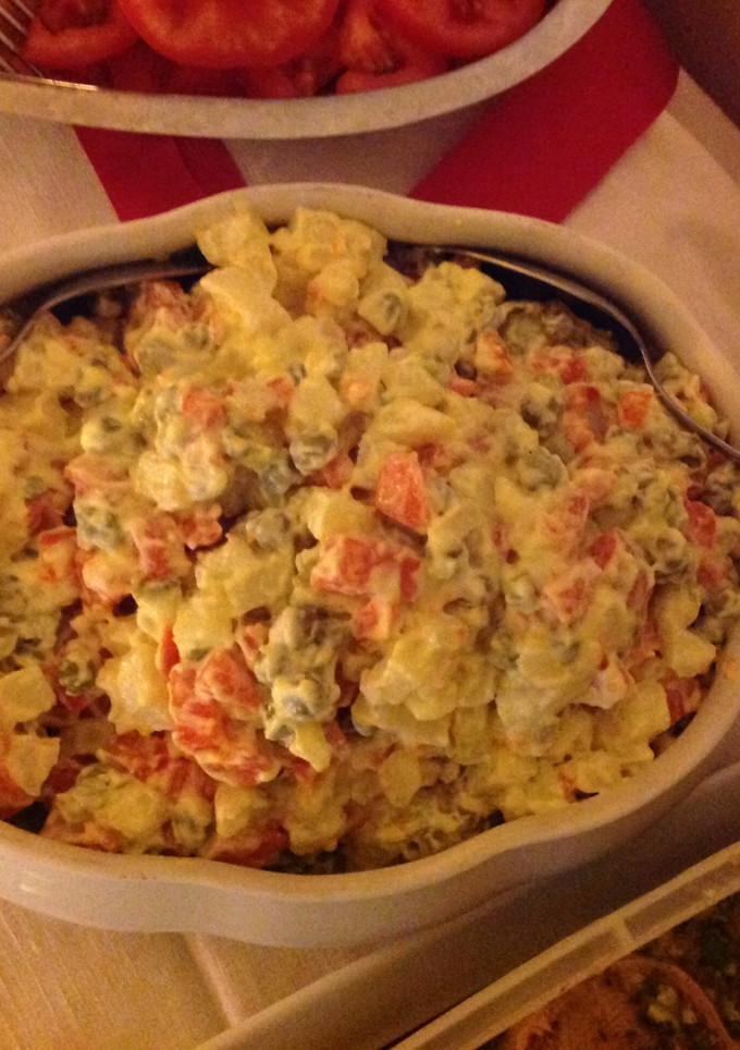 Una foto de Ensalada rusa (Receta argentina para Navidad)