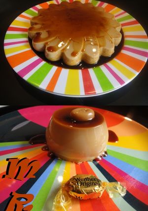 Una foto de Panacotta de werther´s original